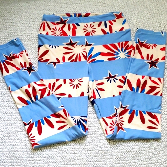 LuLaRoe Leggings - 4th of July - Picture 1 of 3